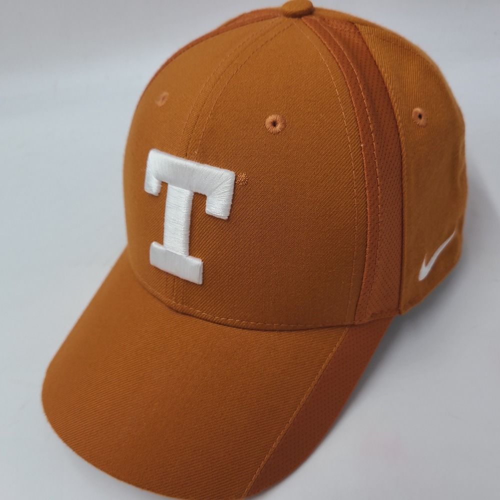 Texas Longhorns Hat Adjustable Nike Orange White NCAA Legacy91 Dri-Fit Logo Men